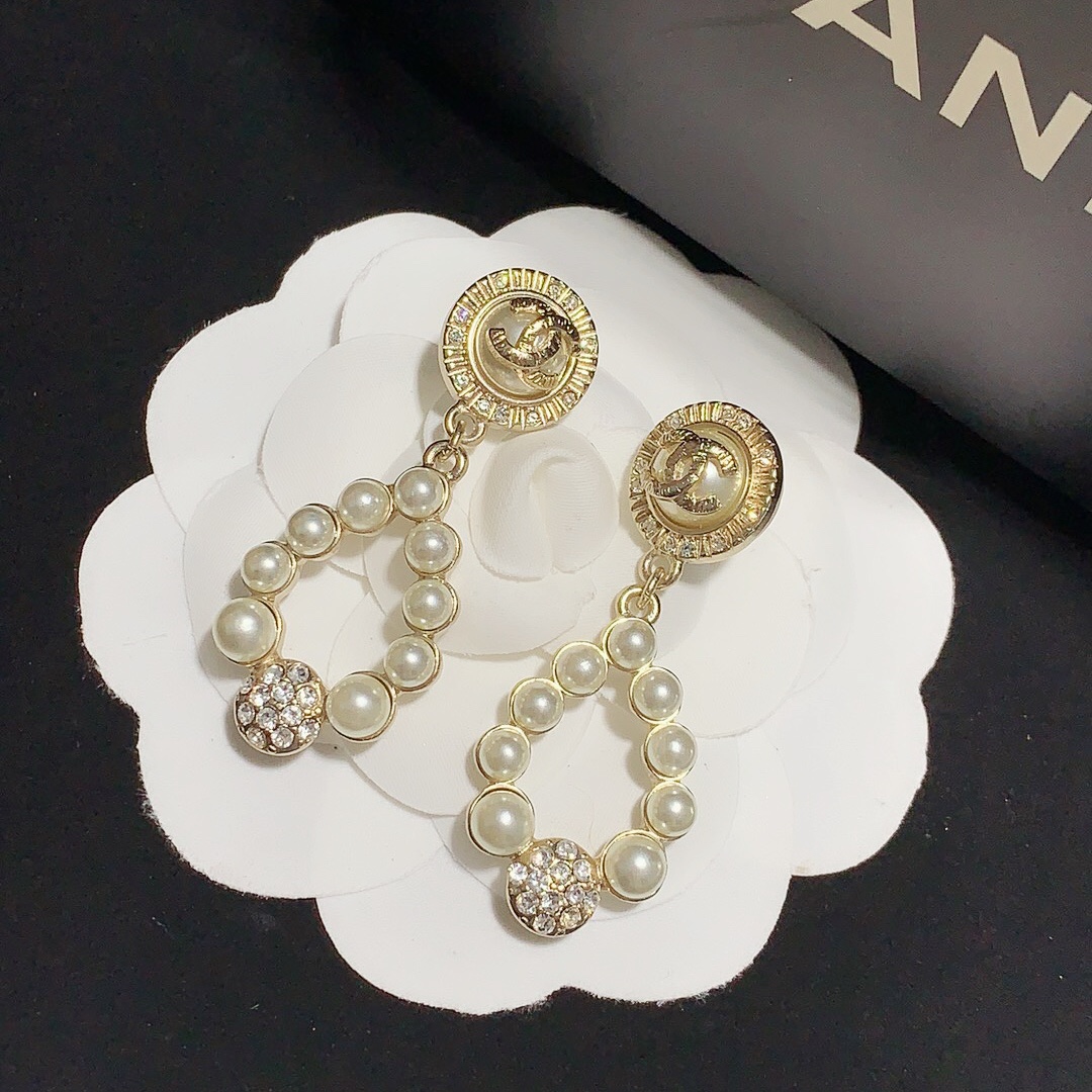 Chanel Earrings Silver
