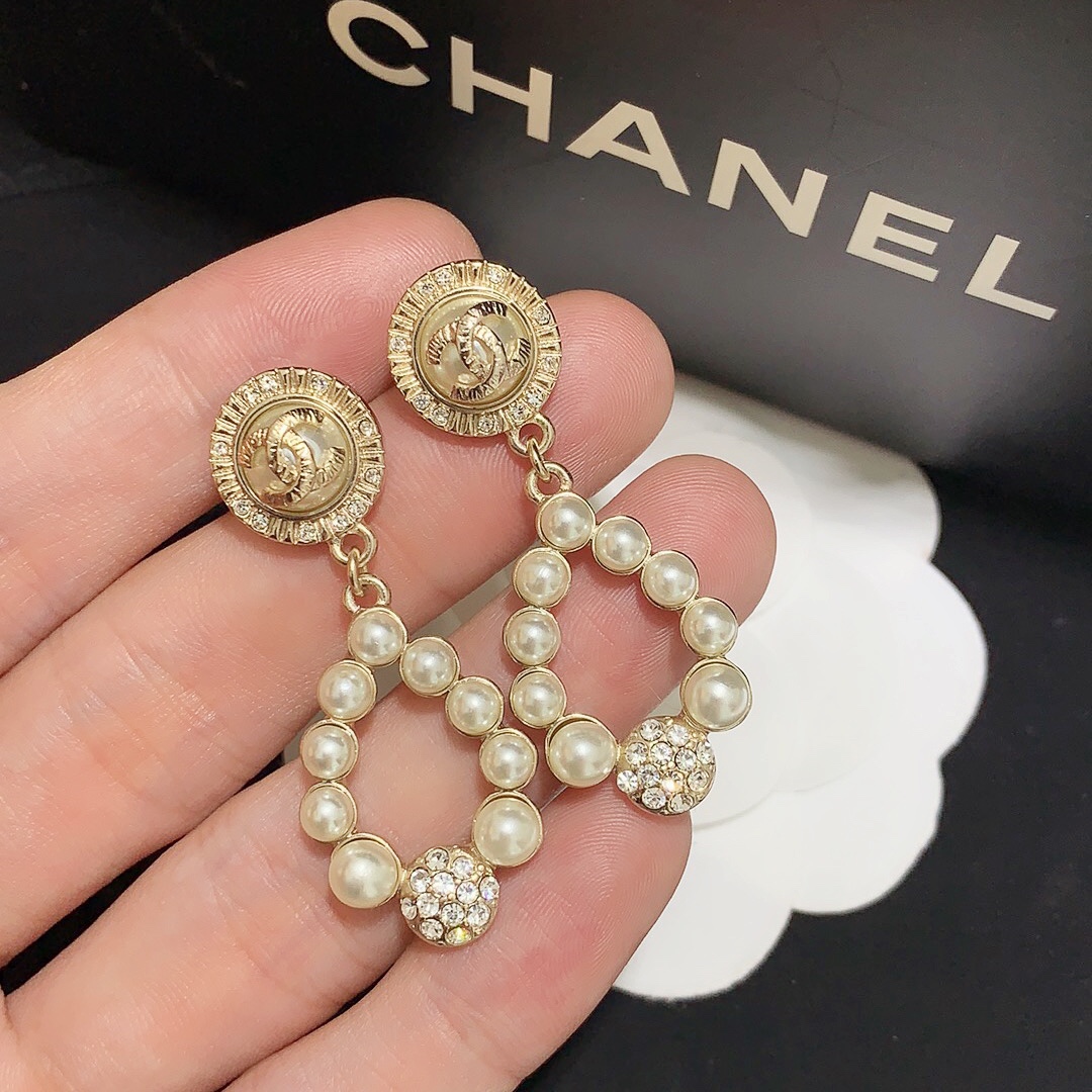 Chanel Earrings Silver