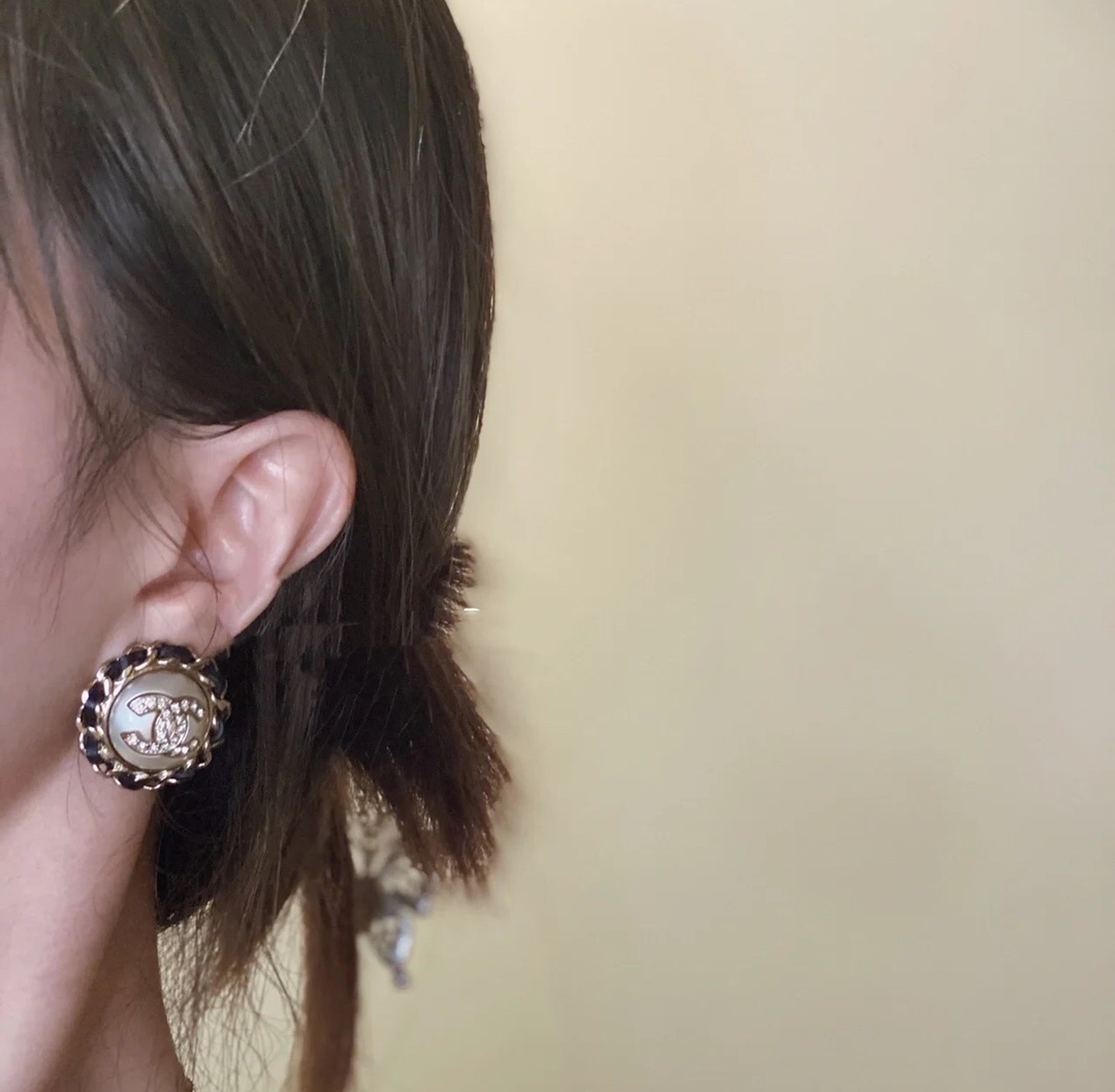 Chanel Earrings Silver