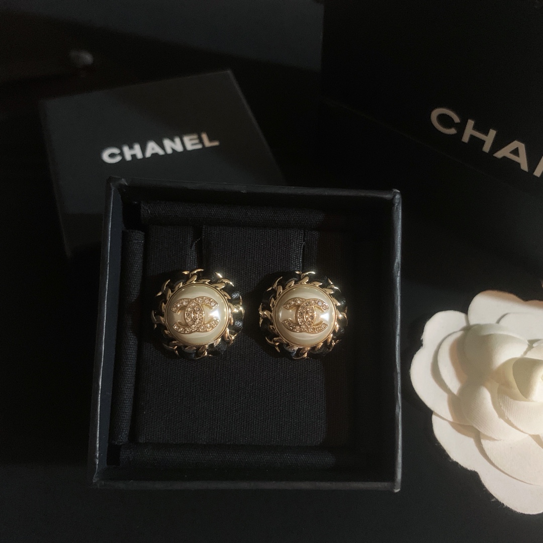 Chanel Earrings Silver