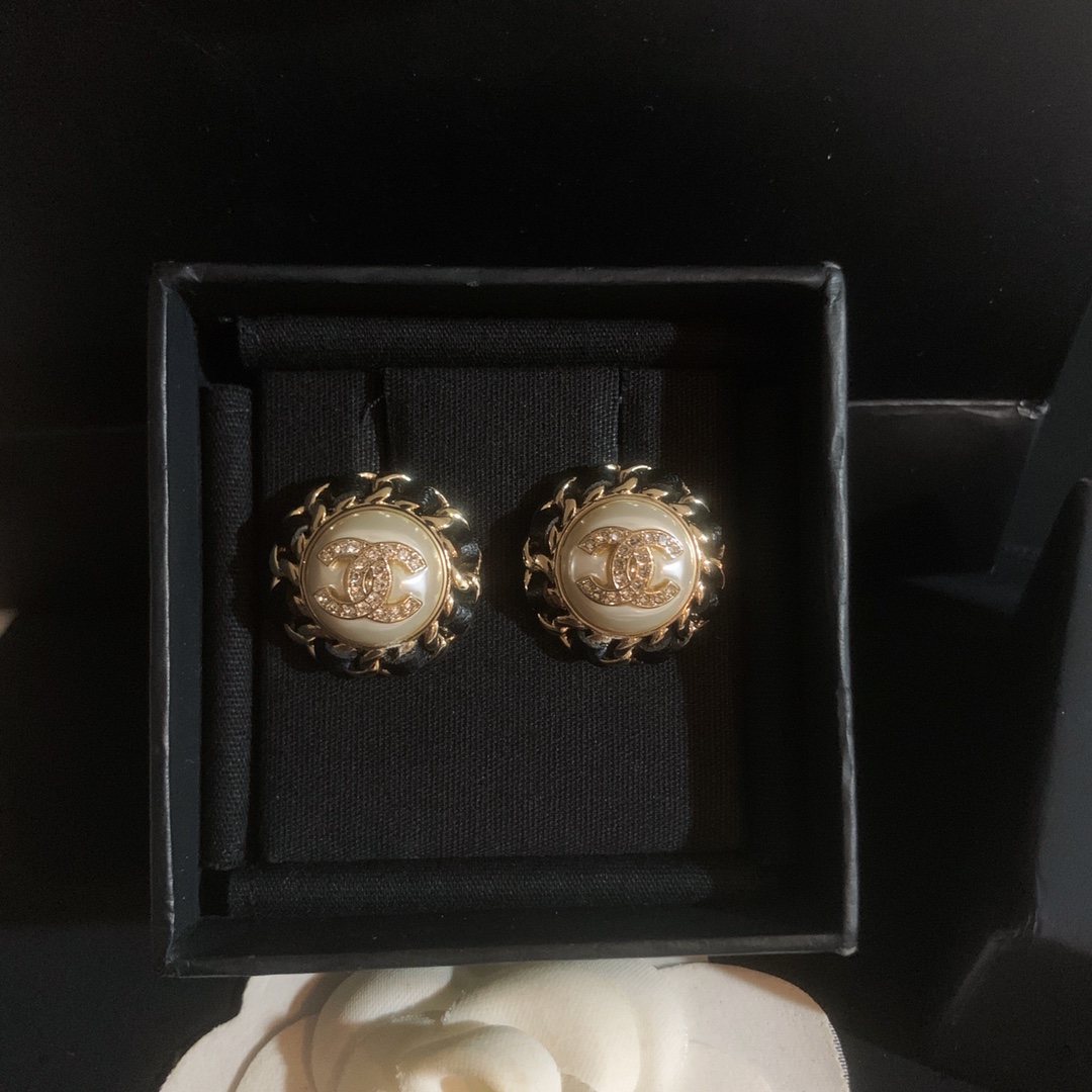 Chanel Earrings Silver