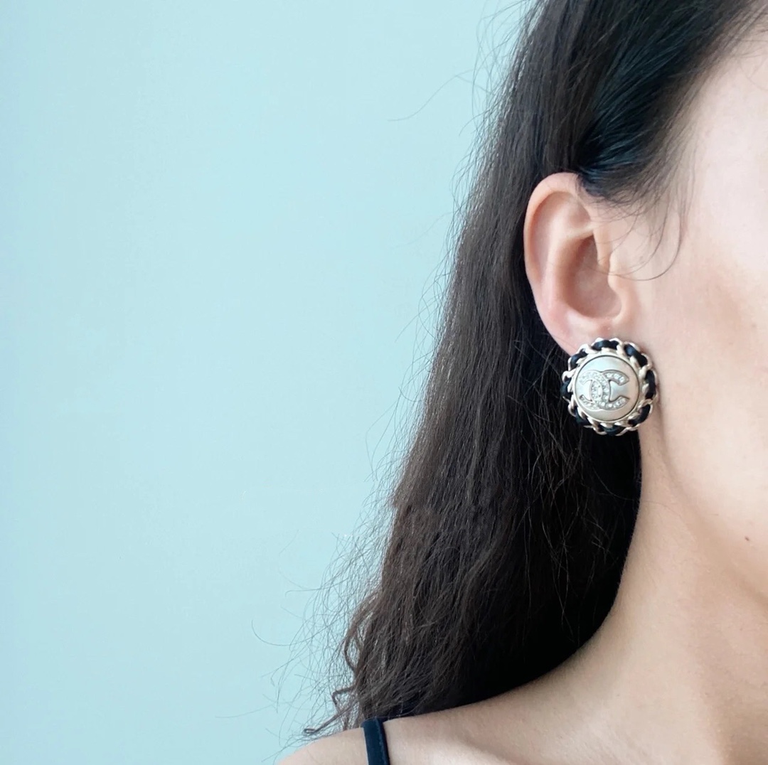 Chanel Earrings Silver