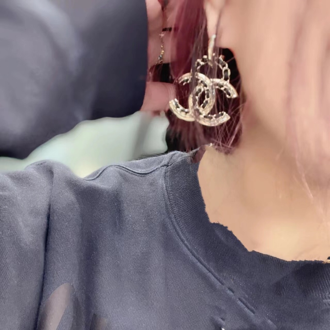 Chanel Earrings Silver
