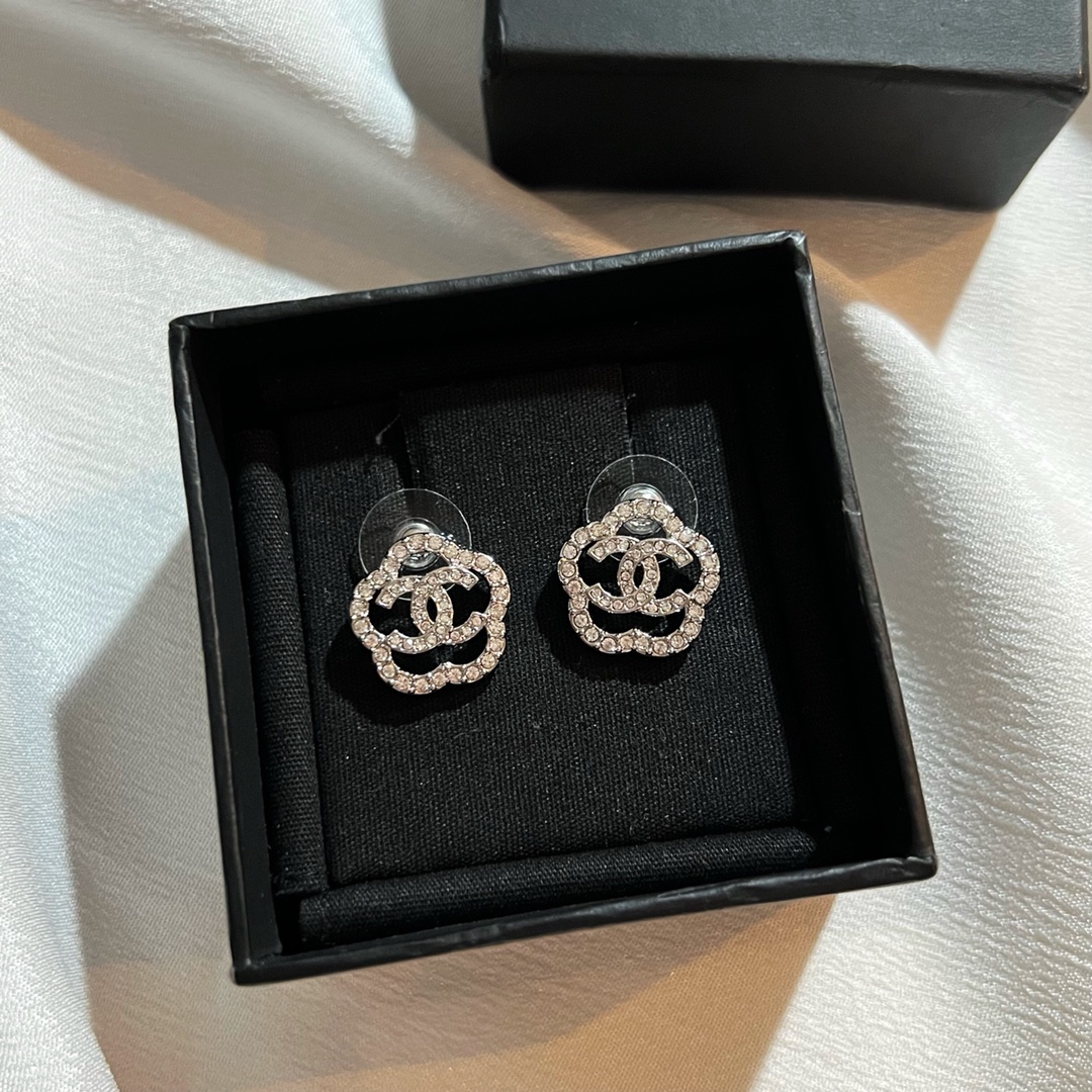 Chanel Earrings Silver