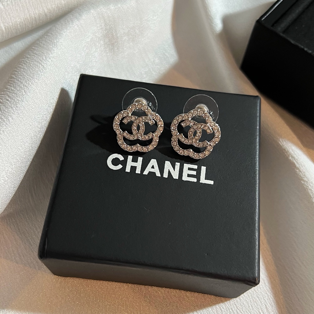 Chanel Earrings Silver