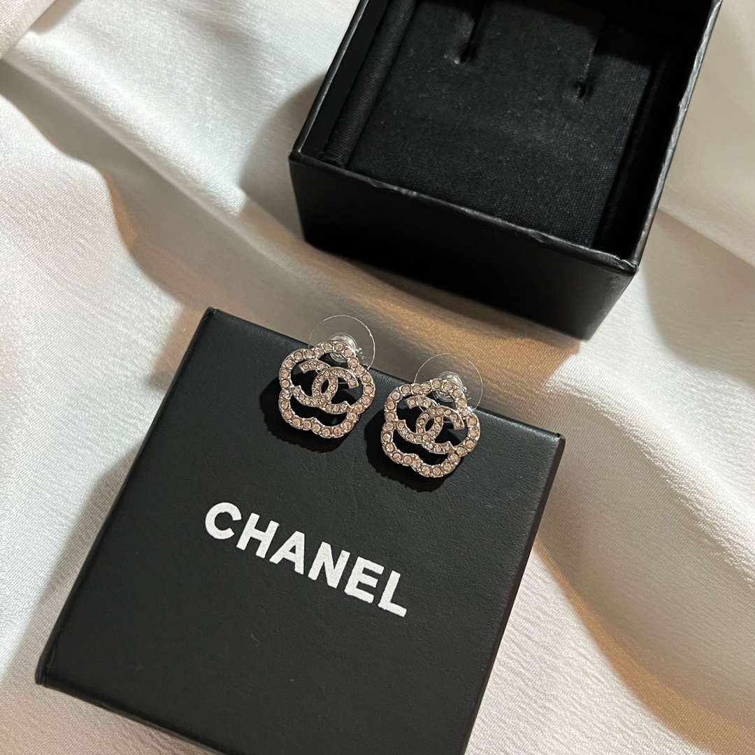 Chanel Earrings Silver