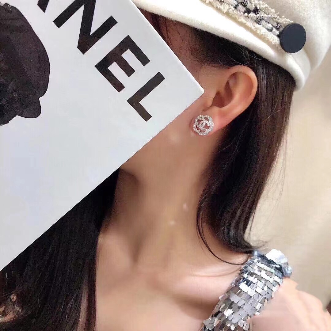 Chanel Earrings Silver