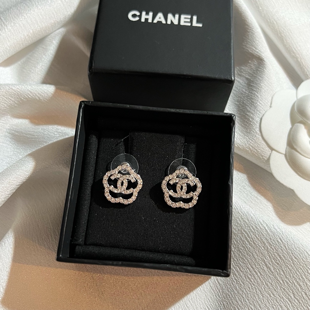 Chanel Earrings Silver