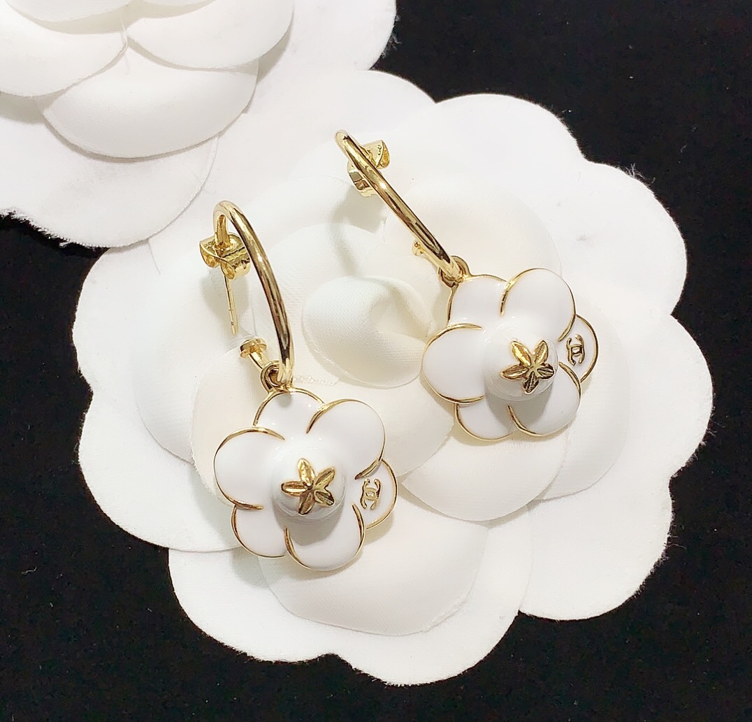 Chanel Earrings Silver