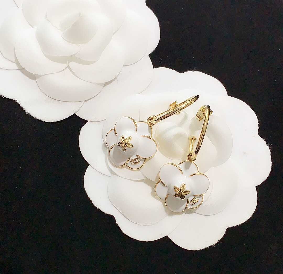 Chanel Earrings Silver