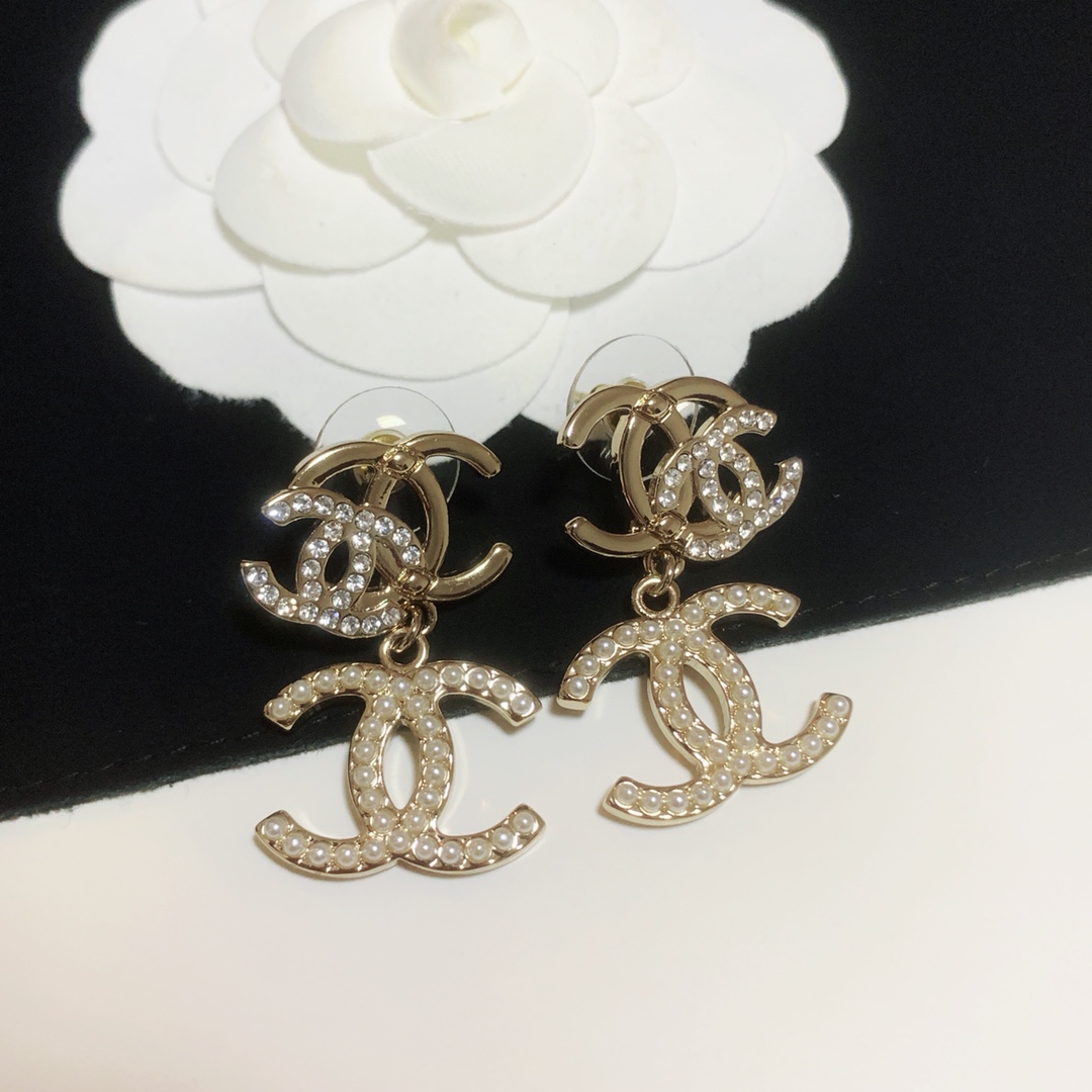 Chanel Earrings Silver