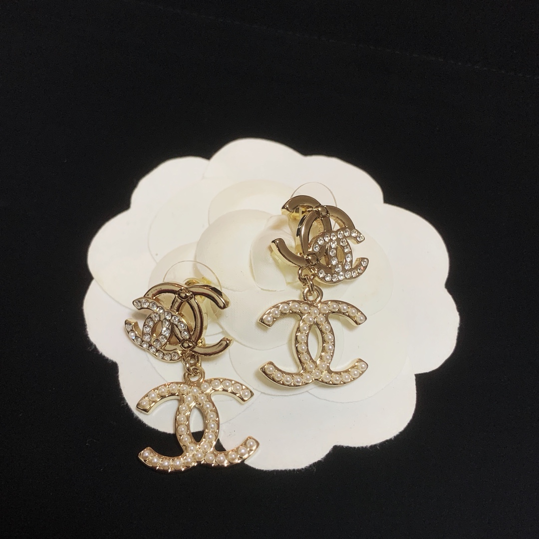 Chanel Earrings Silver