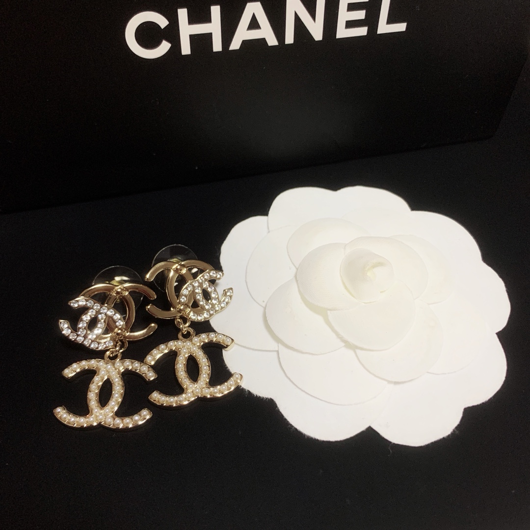 Chanel Earrings Silver