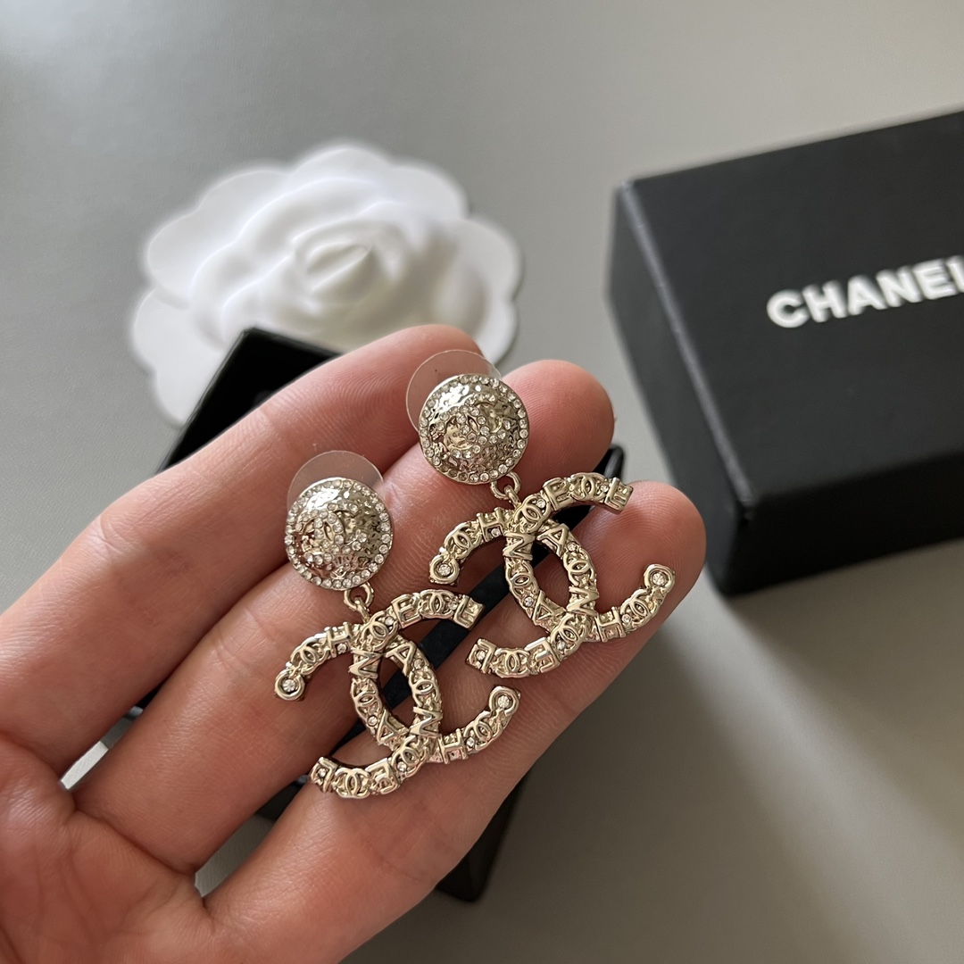 Chanel Earrings Silver