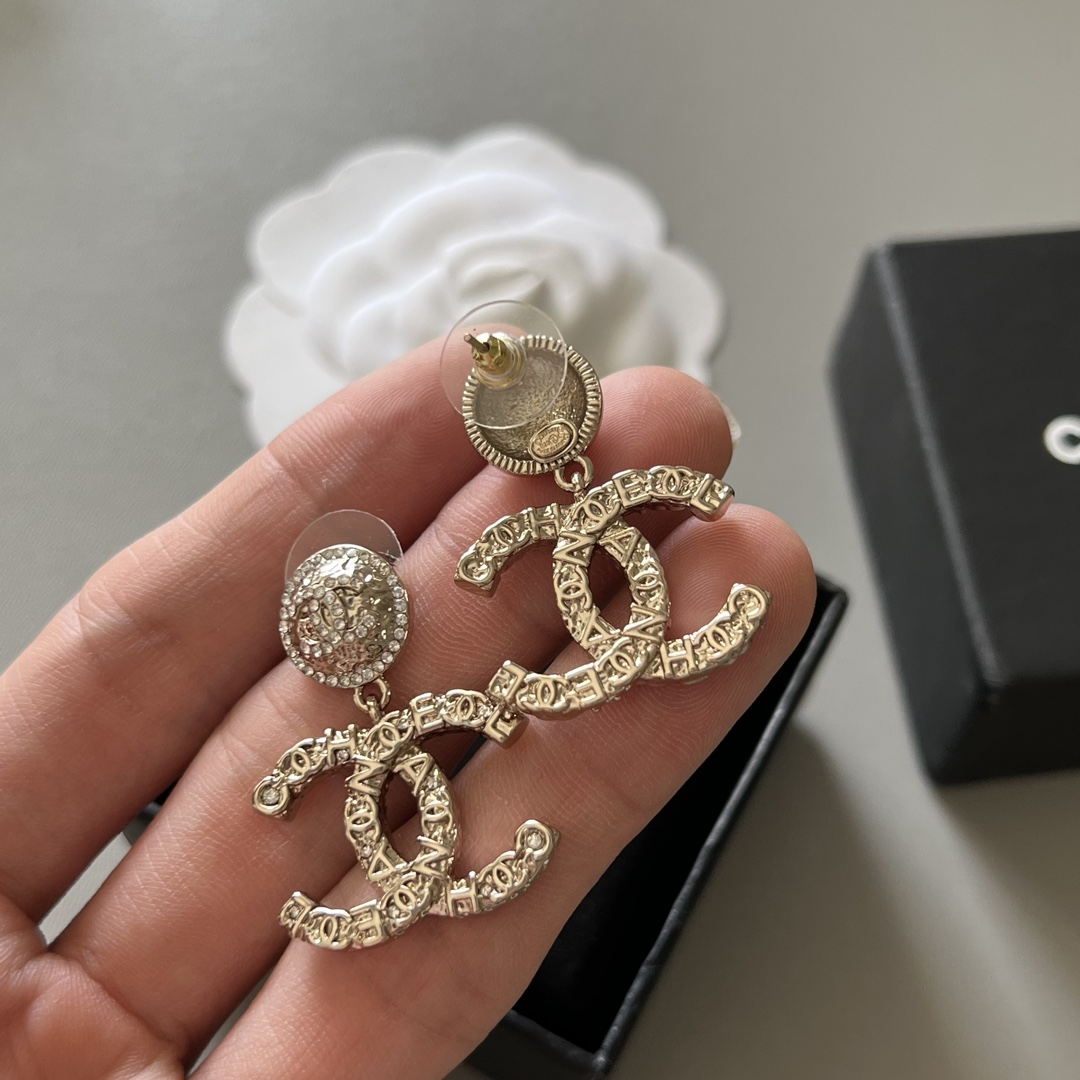 Chanel Earrings Silver