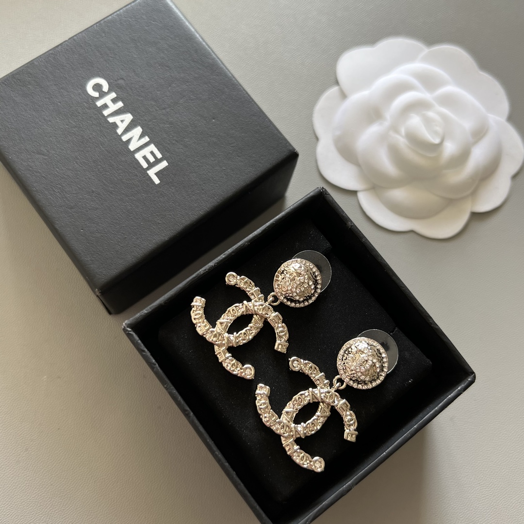 Chanel Earrings Silver