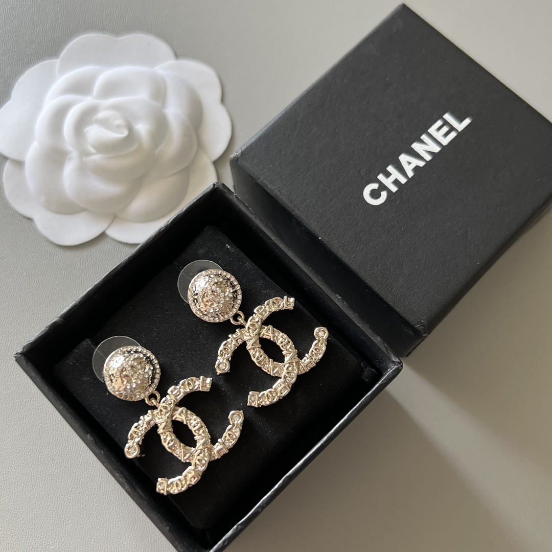 Chanel Earrings Silver