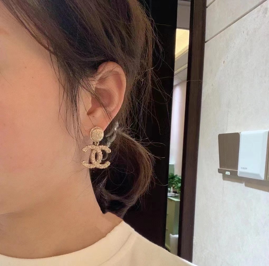 Chanel Earrings Silver