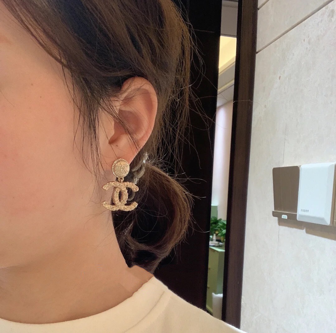 Chanel Earrings Silver