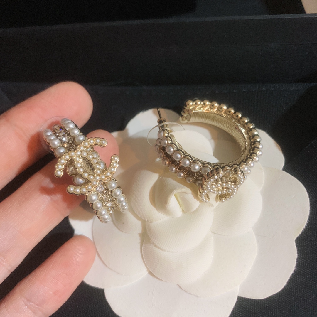 Chanel Earrings Silver