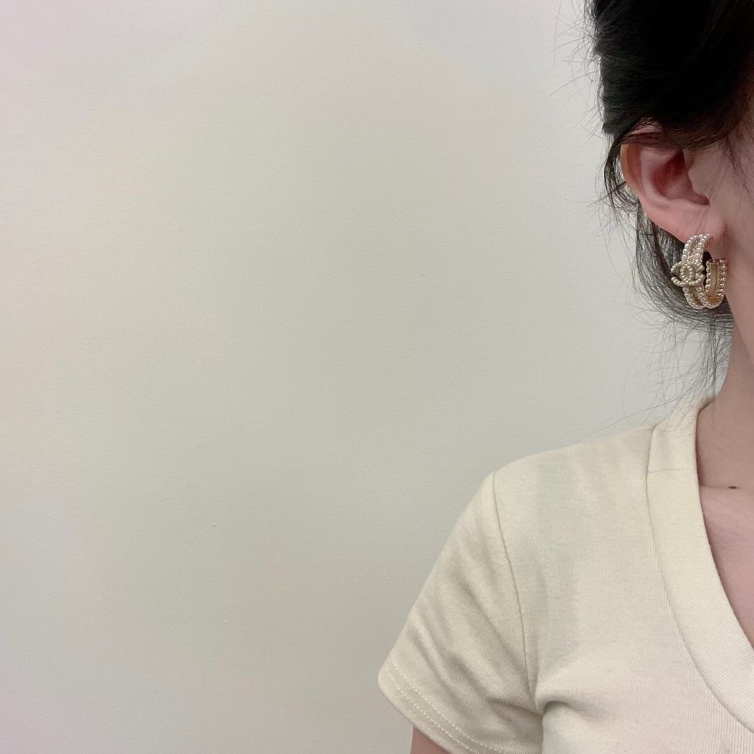 Chanel Earrings Silver