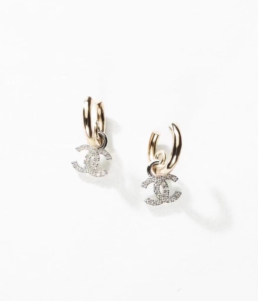 Chanel Earrings Silver