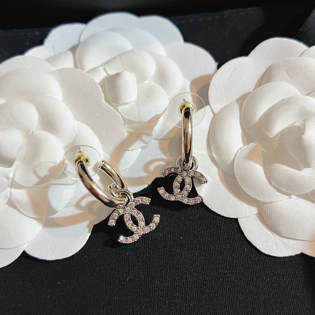 Chanel Earrings Silver