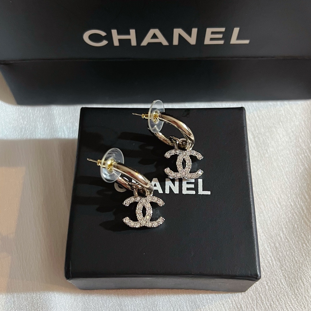 Chanel Earrings Silver