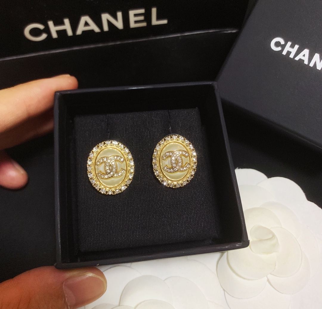 Chanel Earrings Silver