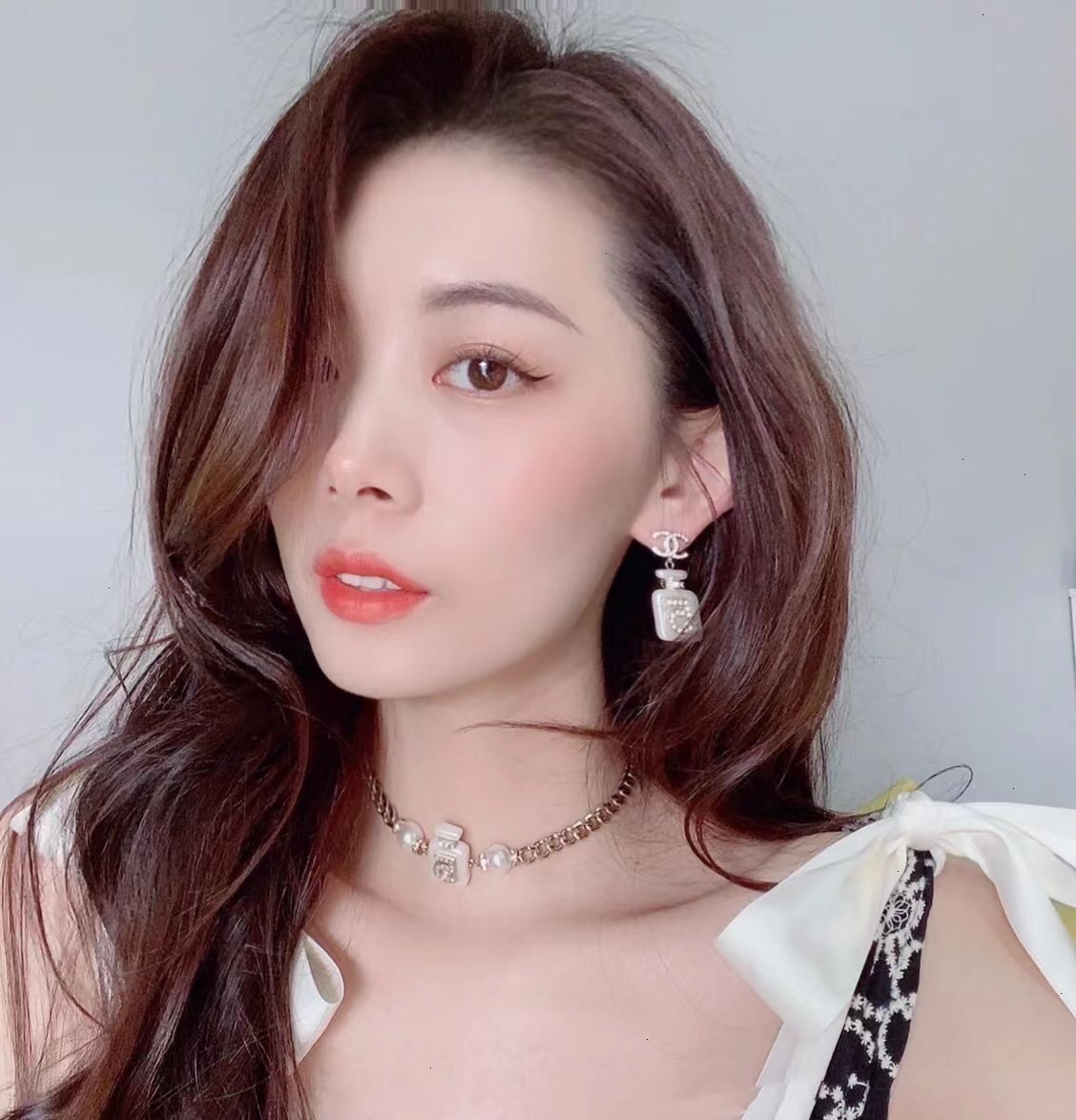 Chanel Earrings Silver