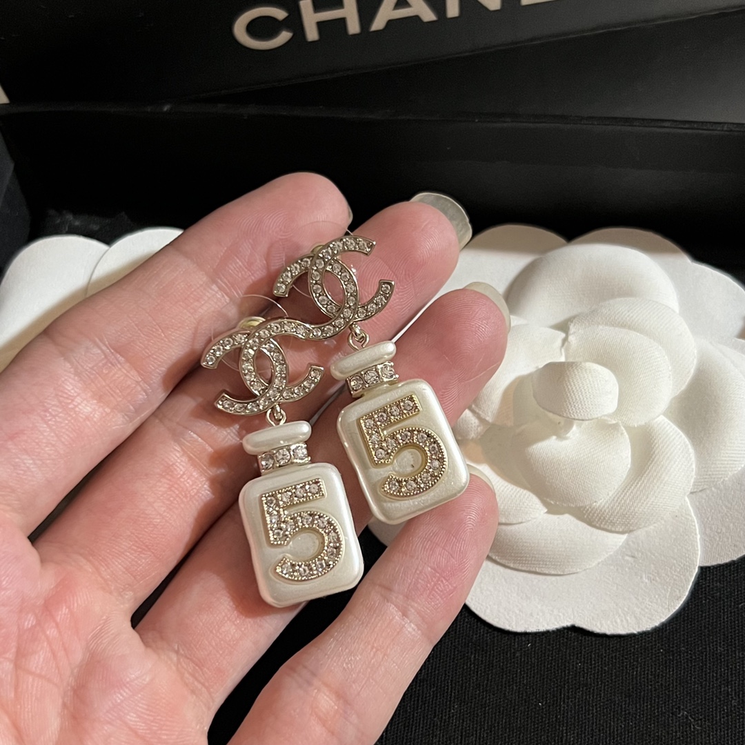 Chanel Earrings Silver