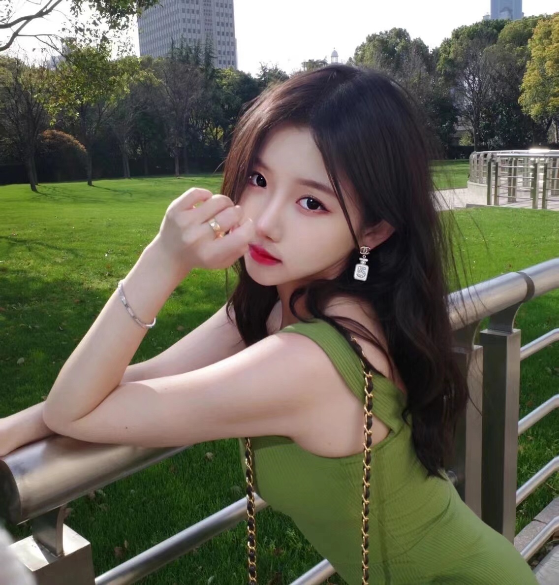 Chanel Earrings Silver