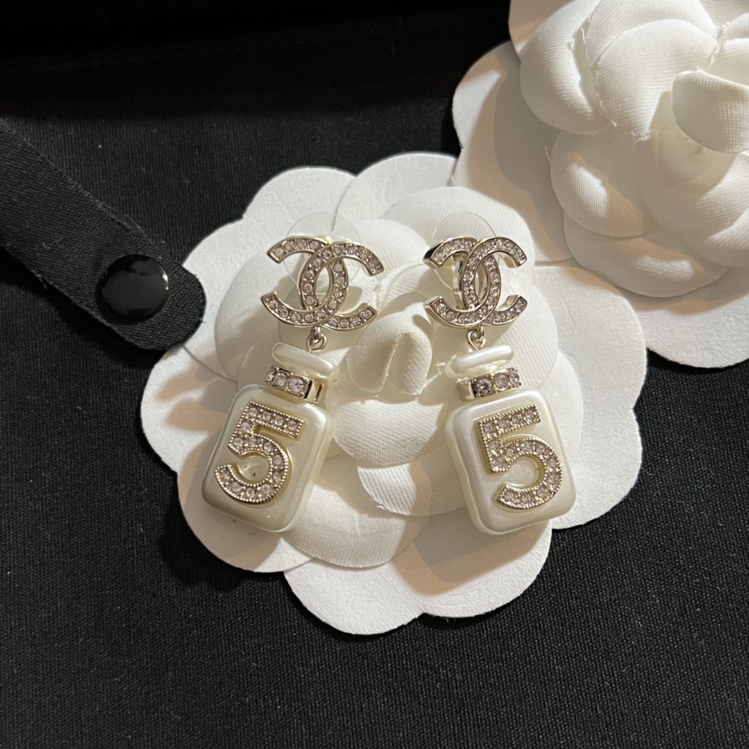 Chanel Earrings Silver