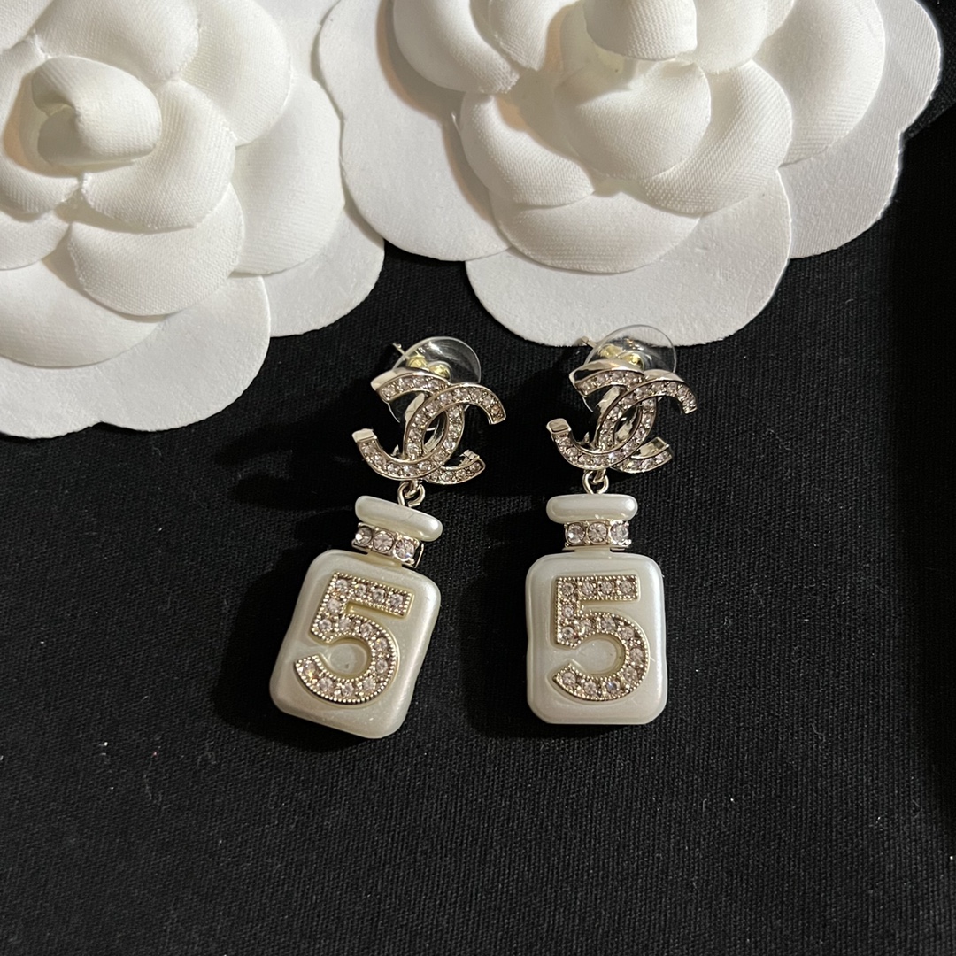 Chanel Earrings Silver