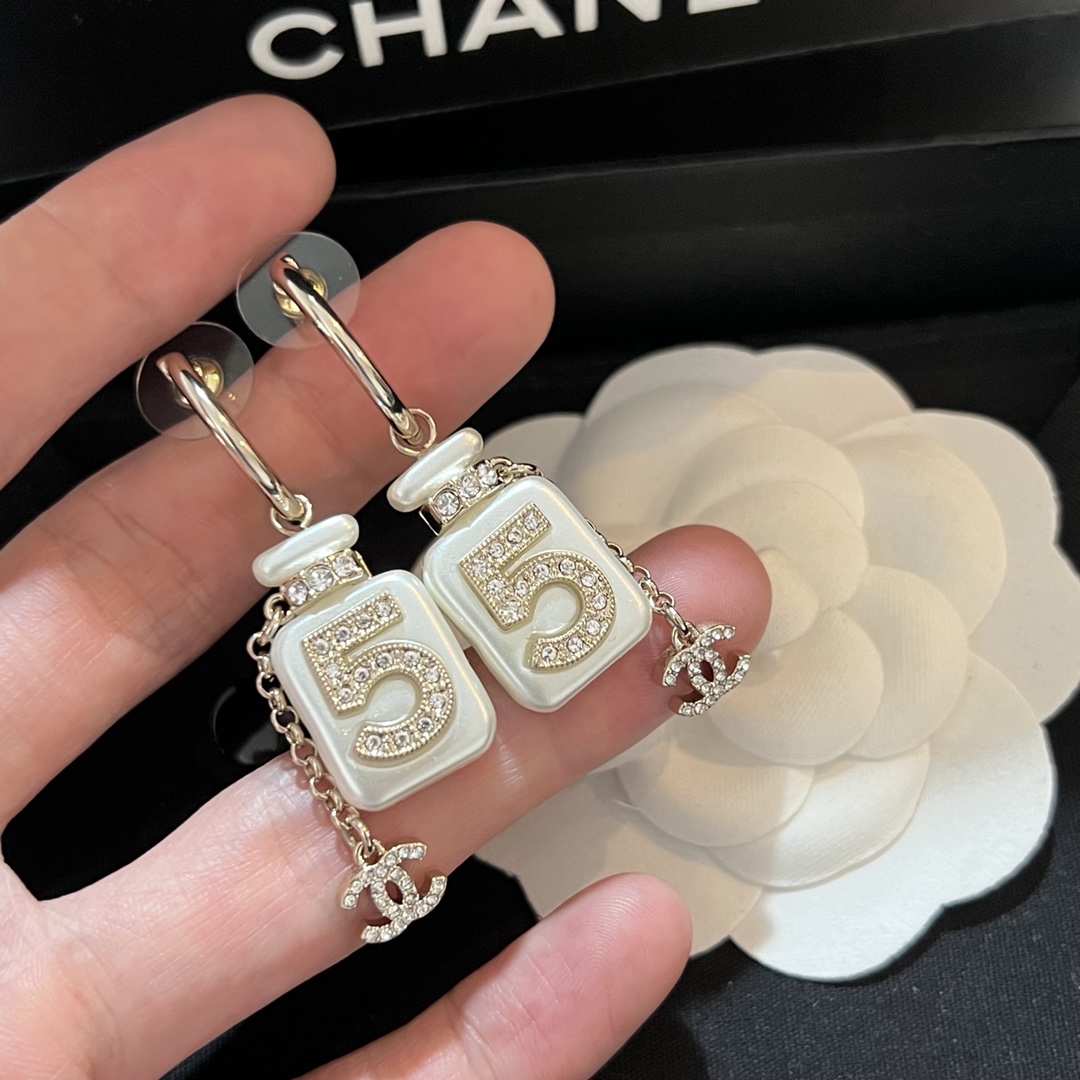 Chanel Earrings Silver