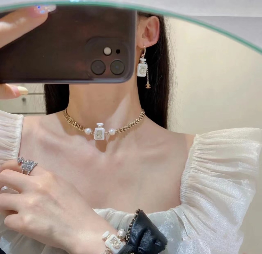 Chanel Earrings Silver