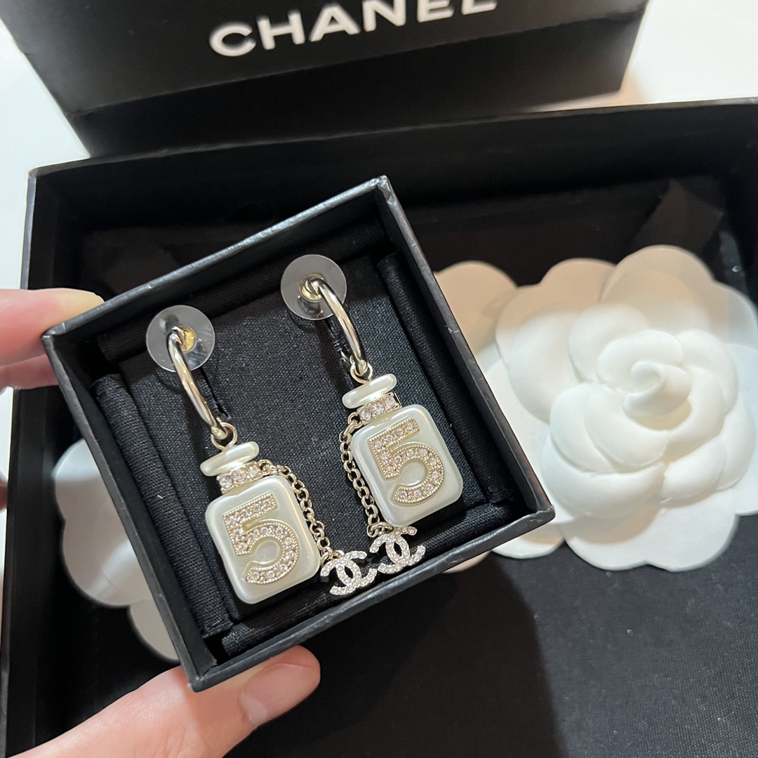 Chanel Earrings Silver
