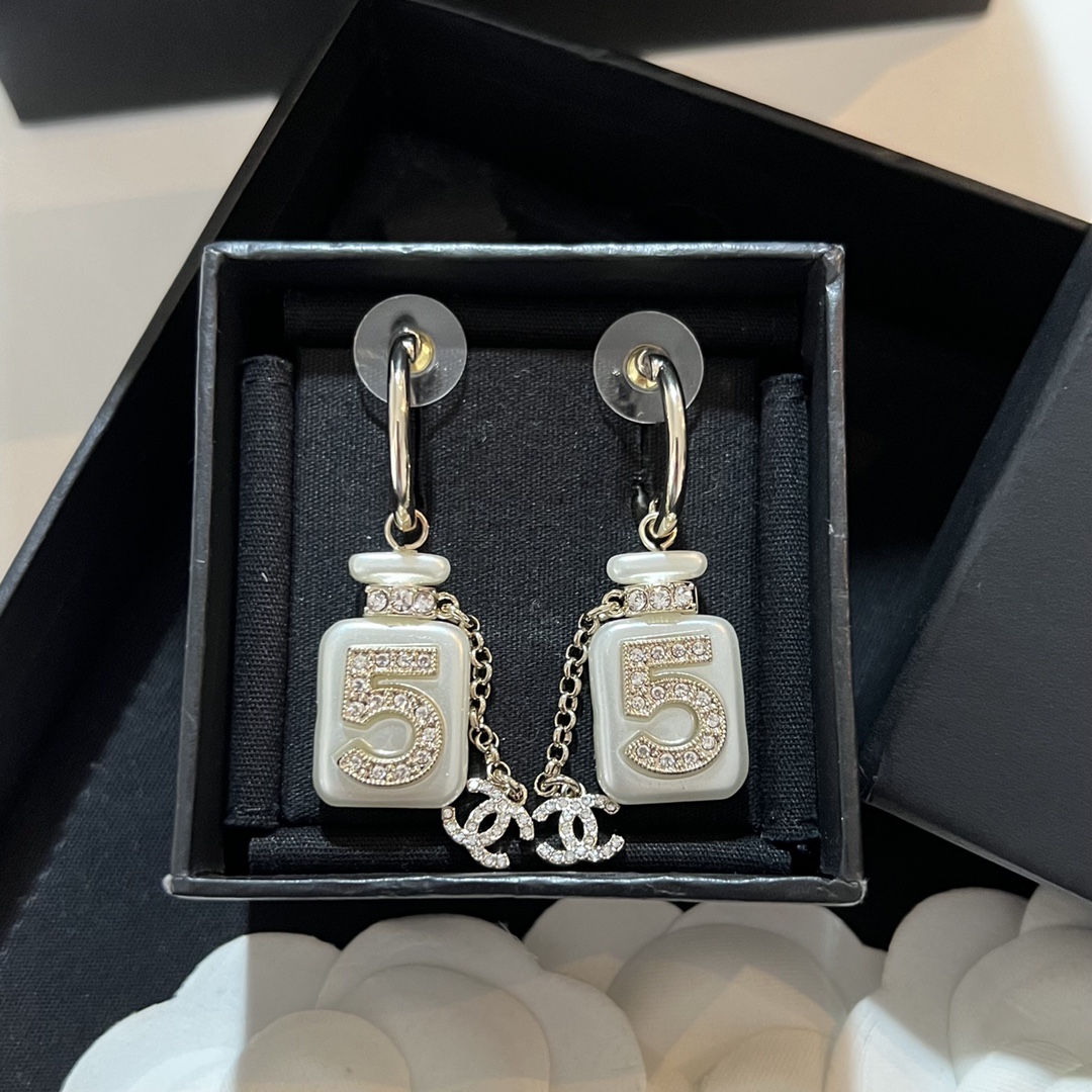 Chanel Earrings Silver