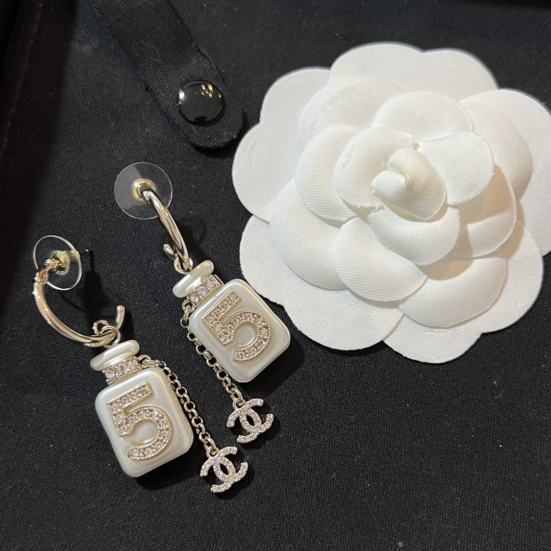 Chanel Earrings Silver