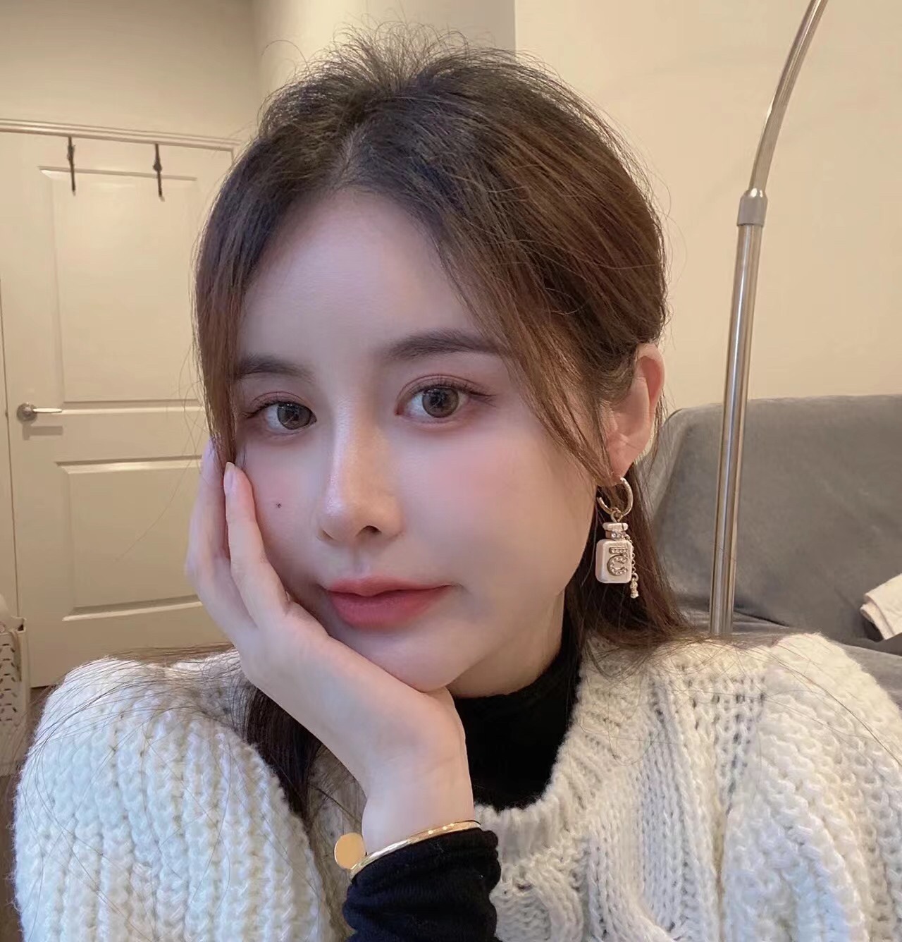 Chanel Earrings Silver