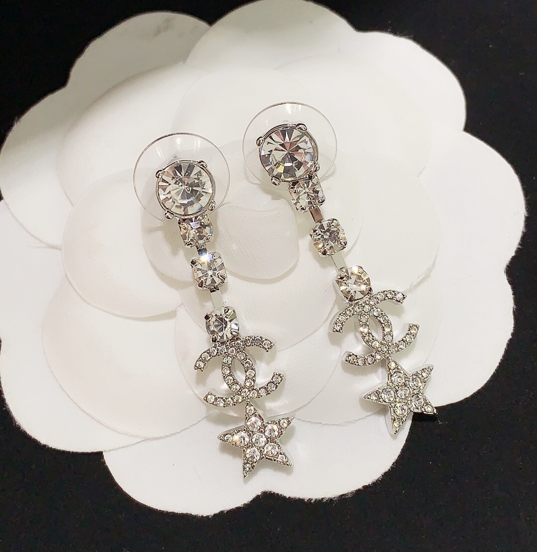 Chanel Earrings Silver