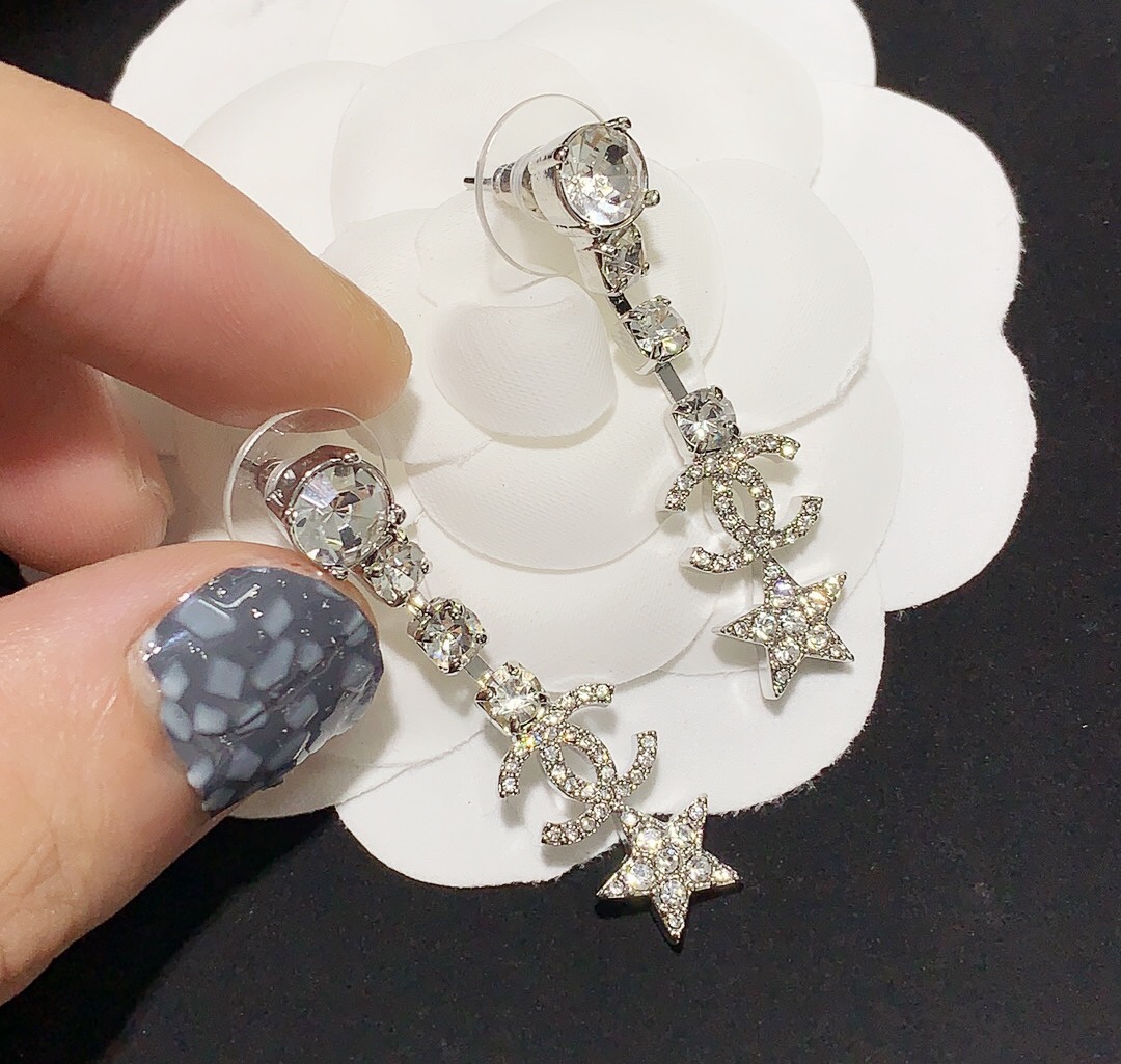 Chanel Earrings Silver