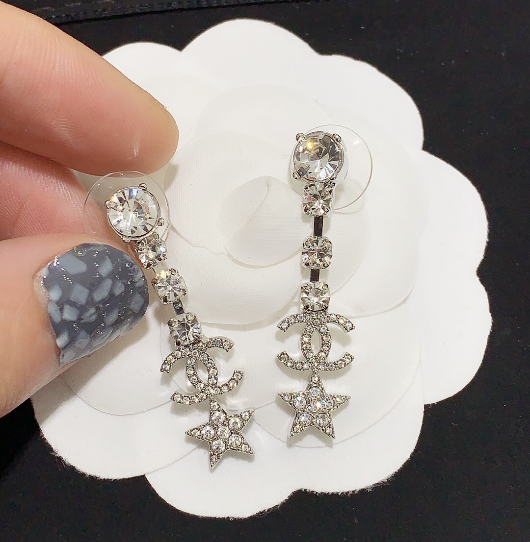 Chanel Earrings Silver