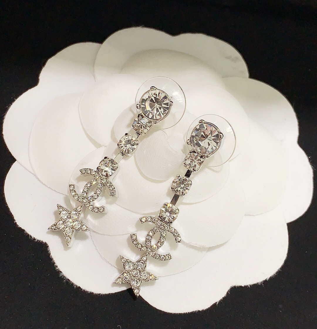 Chanel Earrings Silver