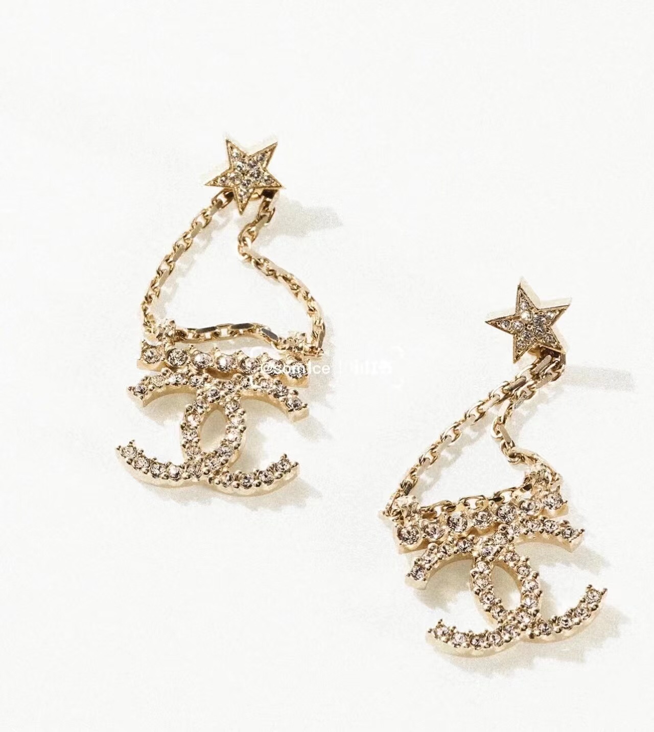 Chanel Earrings Silver
