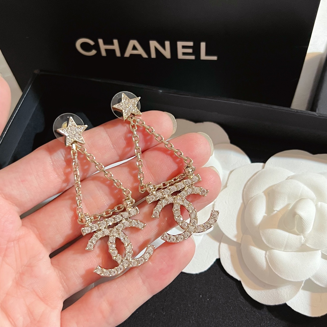 Chanel Earrings Silver