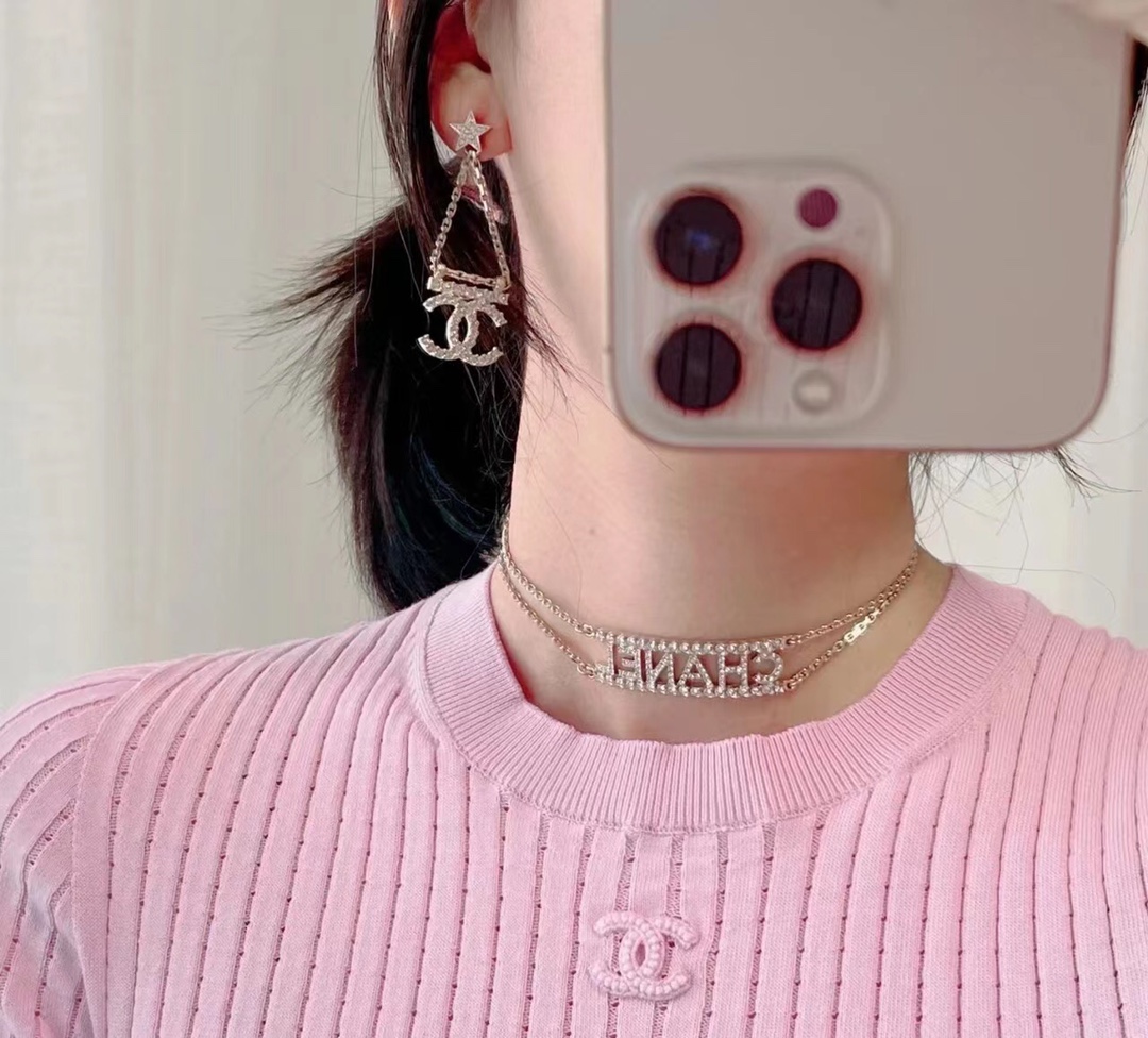 Chanel Earrings Silver