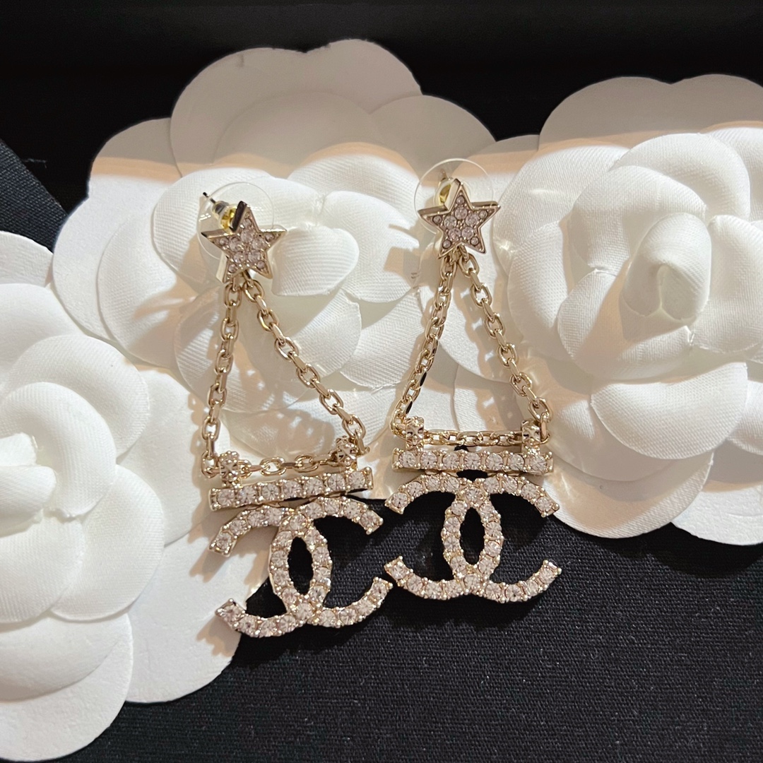 Chanel Earrings Silver