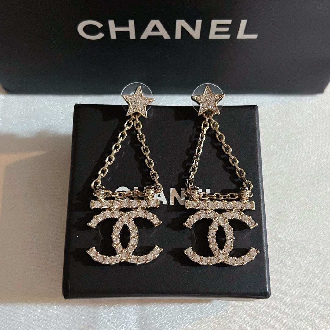Chanel Earrings Silver