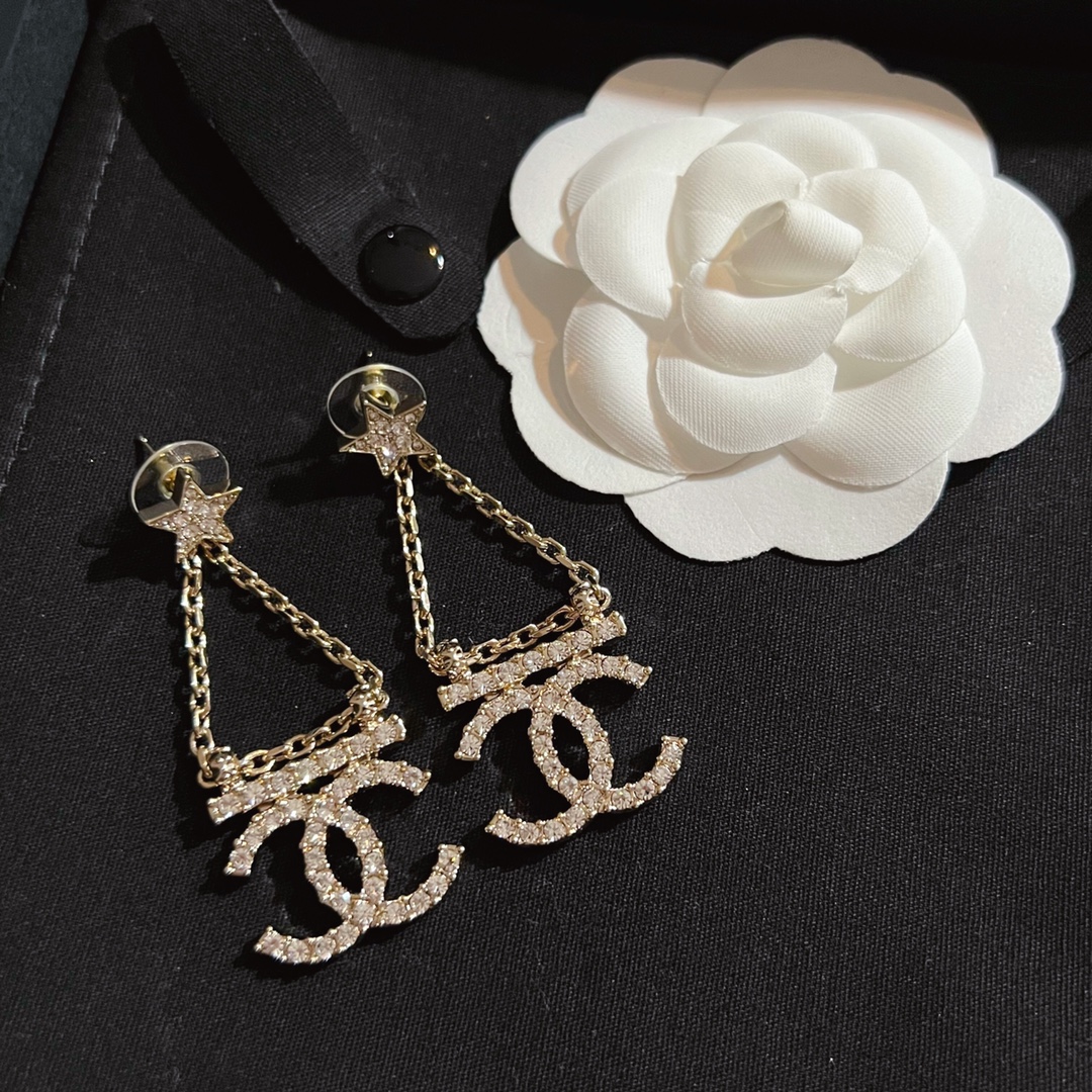 Chanel Earrings Silver
